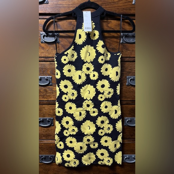 NWT! Urban Outfitters Charlie Sunflower Knit Mini Dress - Picture 5 of 12